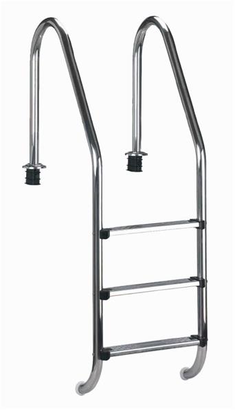 myPOOL Edelstahl Tiefbeckenleiter Weitholm 1,20 m Image