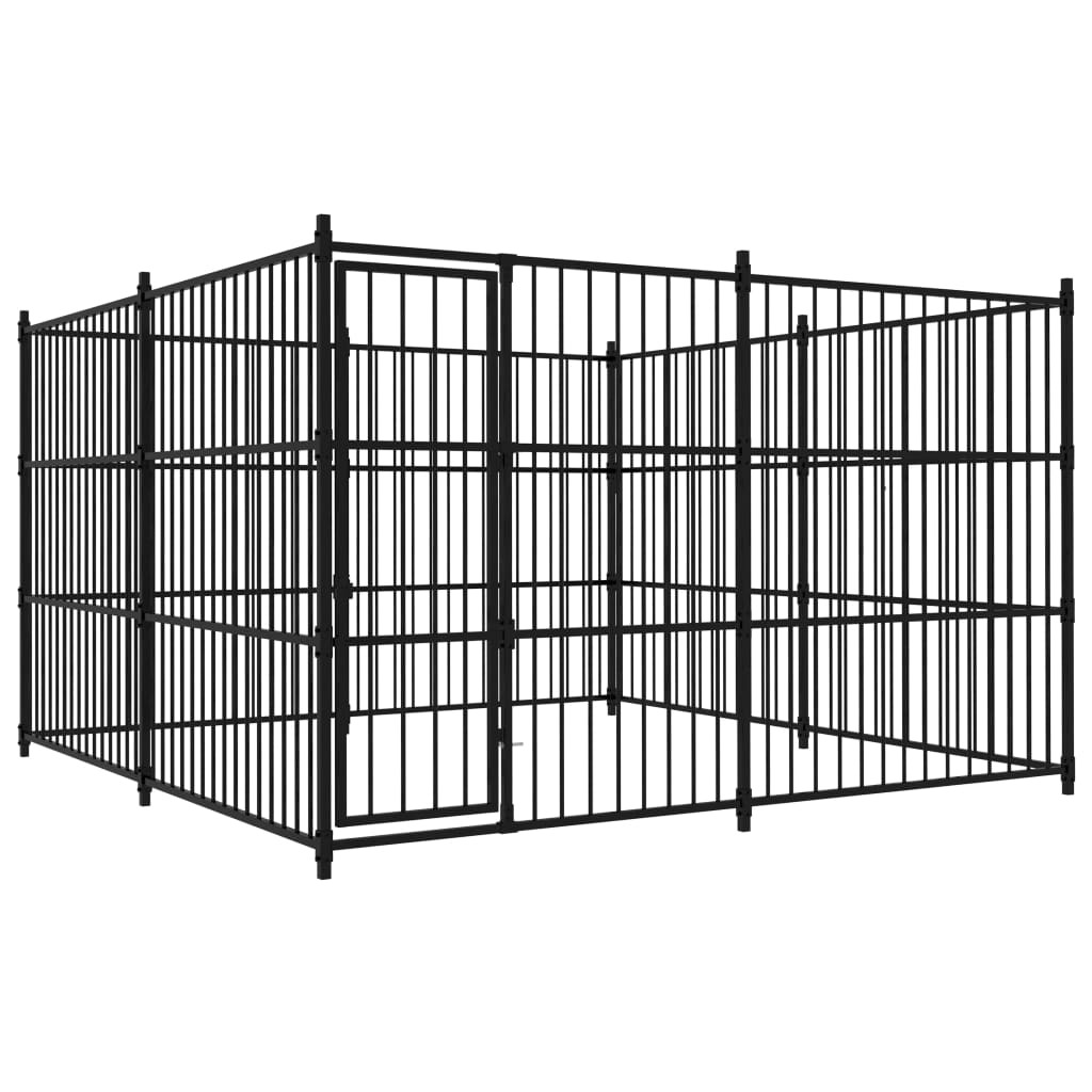 Prolenta Premium Outdoor-Hundezwinger 300×300×185 cm