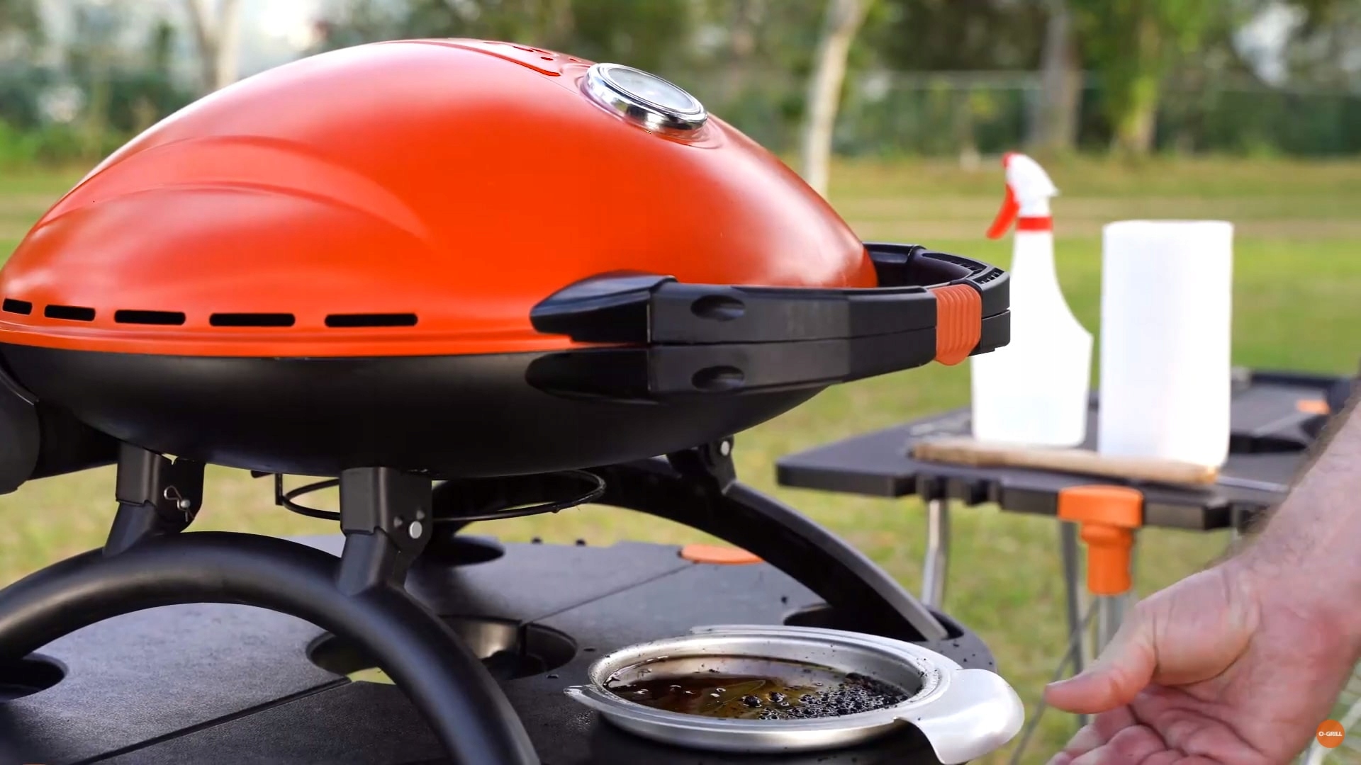 Plynový záhradný gril O-Grill Tourist 3,2 kW ORANGE