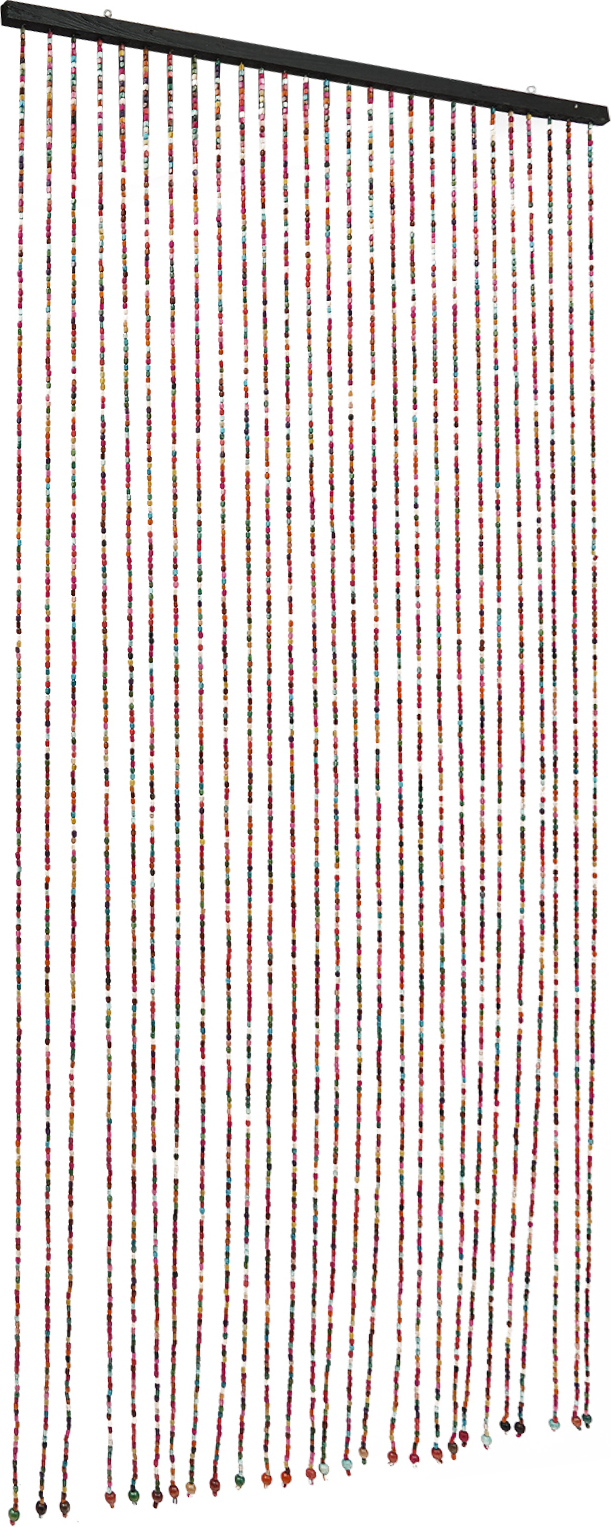 BECHAEO Bambus Perlenvorhang 90 Stränge - 80x190cm Produktbild-Vorschau 9