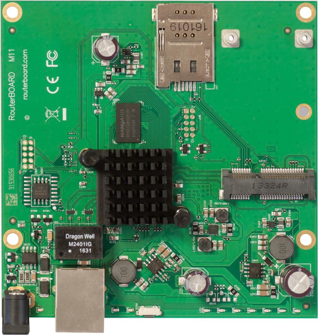 Mikrotik RBM11G Kabelrouter Schwarz, Grün, Grau