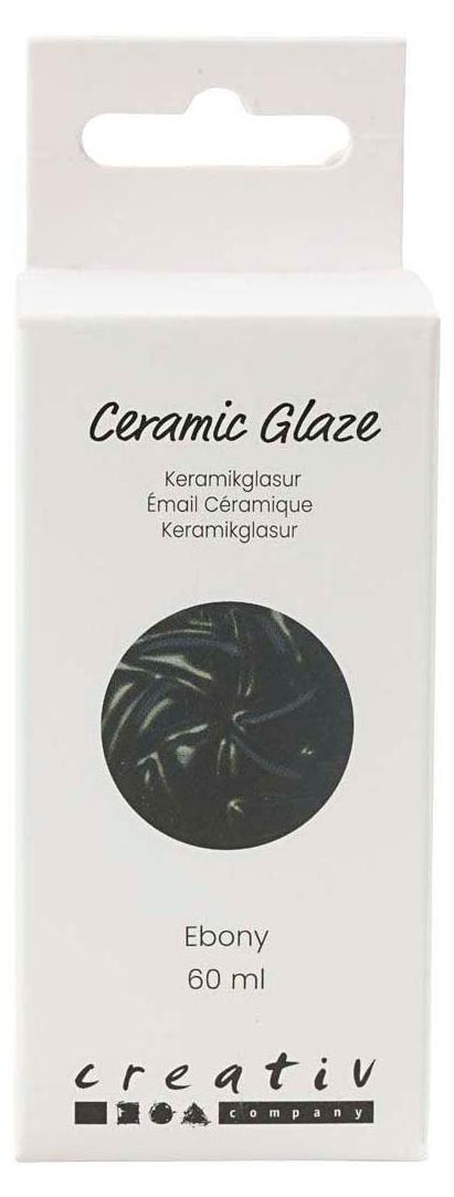Creativ Company Keramikglasur 984-1101 C Deckend Ebony – 60 ml 789713