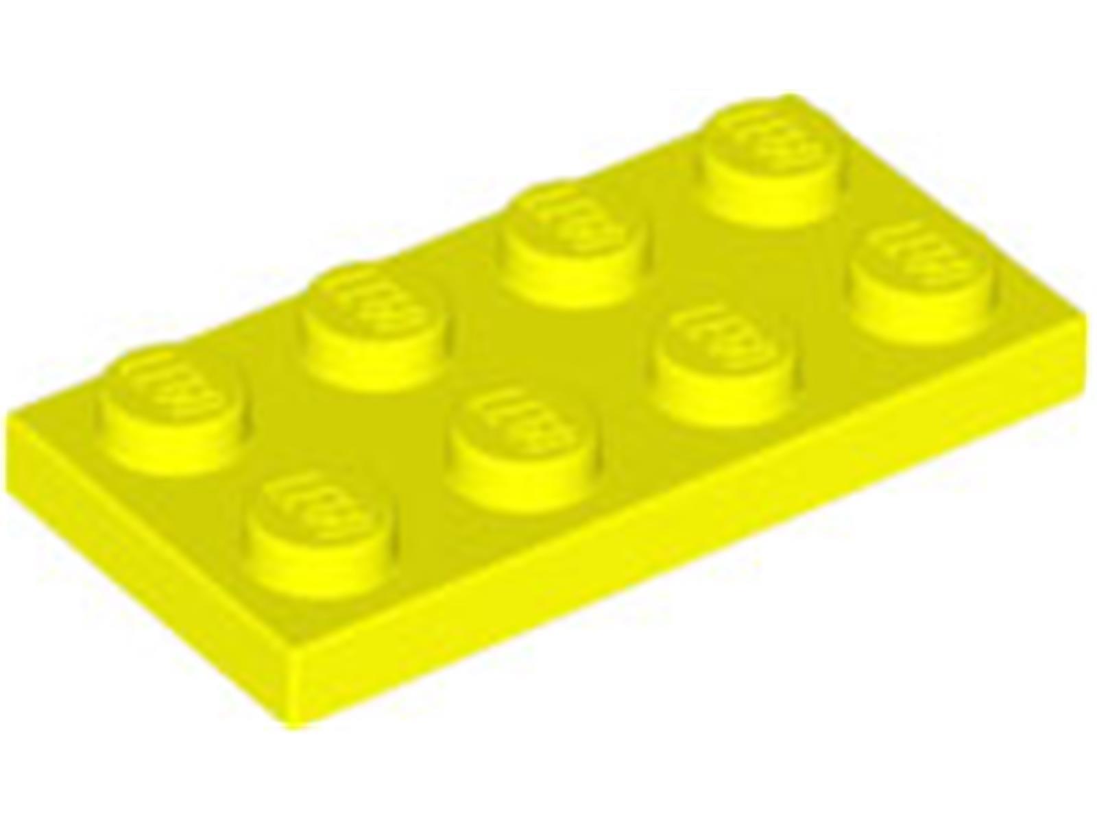 Lego® 10 kusov 3020 Dosky Dosky 2x4 časť Basic 10 neónovo žltá