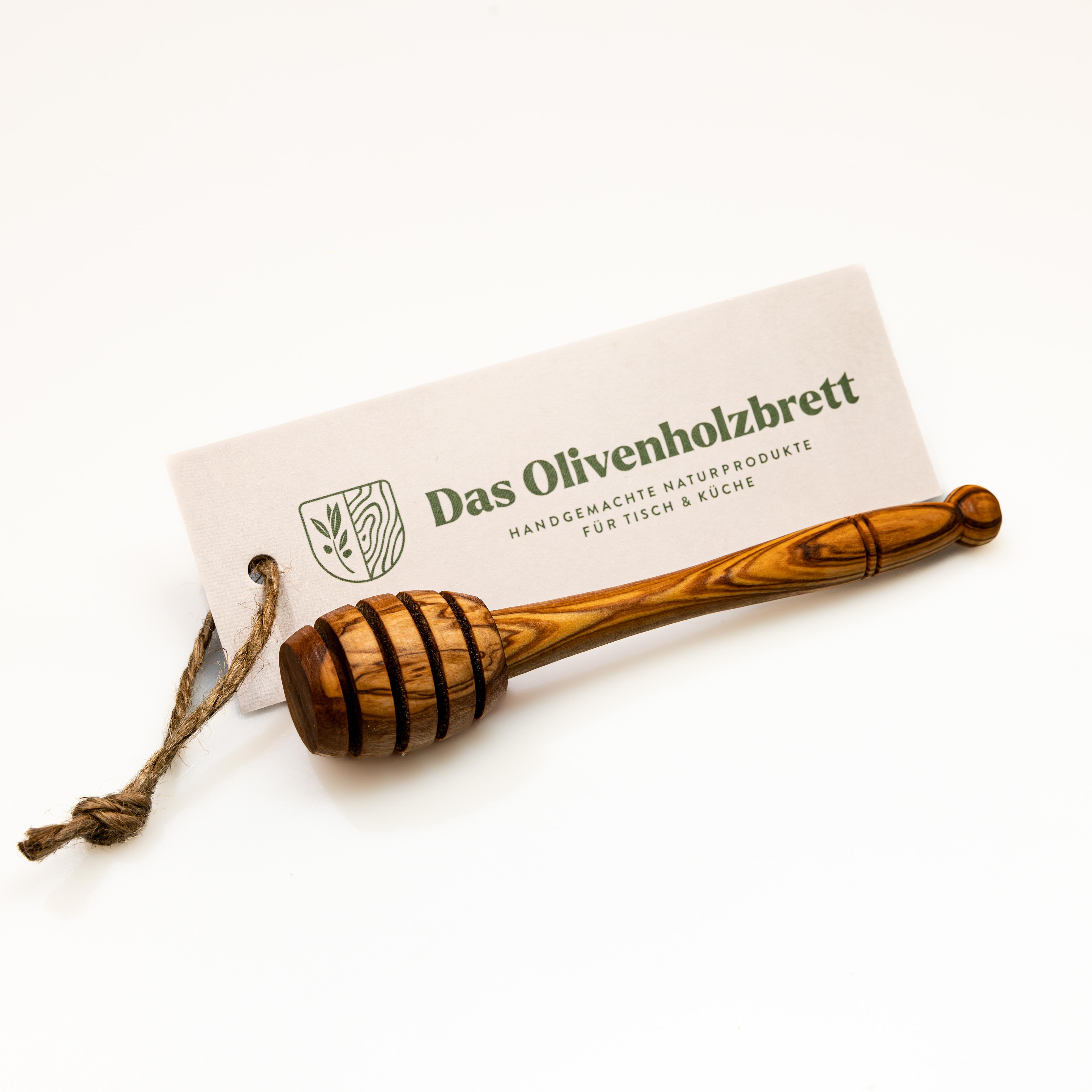 Eat42 GmbH Honigloeffel, Honigheber aus Olivenholz 14 cm KH03514