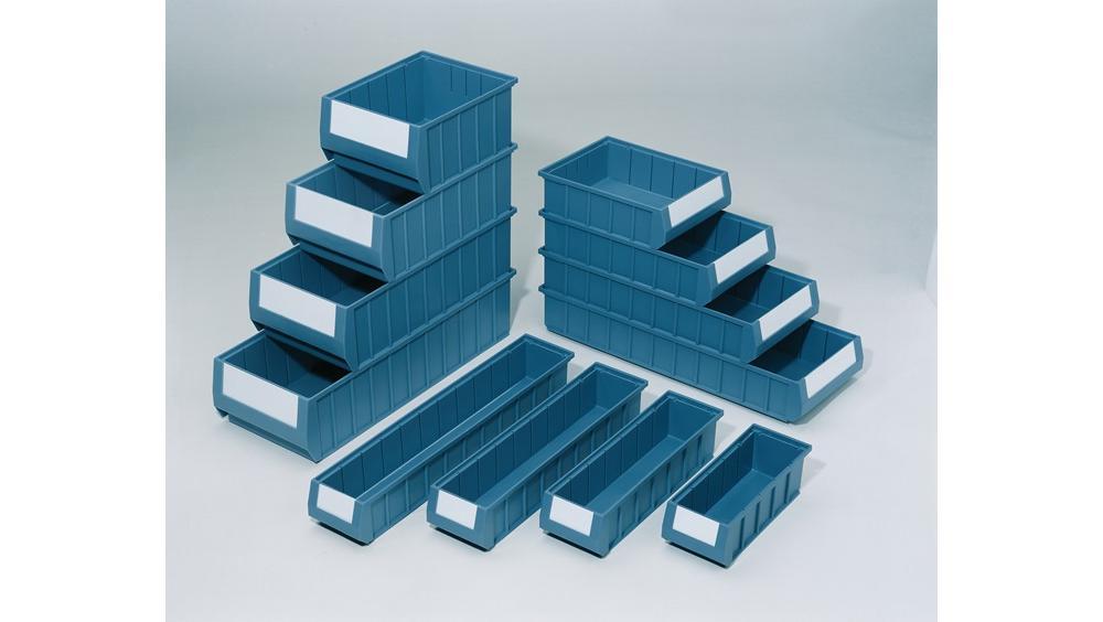 Mauser Einrichtungssysteme Regalkasten L600xB234xH140mm blau PP 31001196