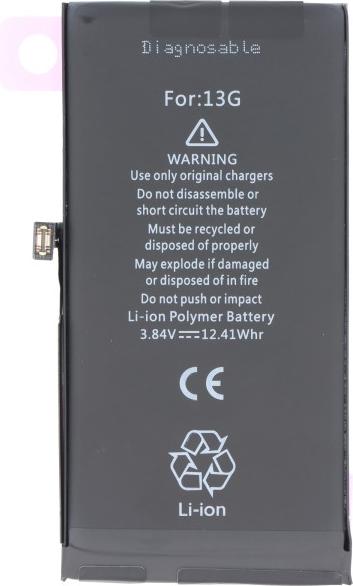 ECO Akku für Apple iPhone 13 Li-Polymer, 3,84V, 3227mAh ersetzt A2655 diagnostizierbar 31477