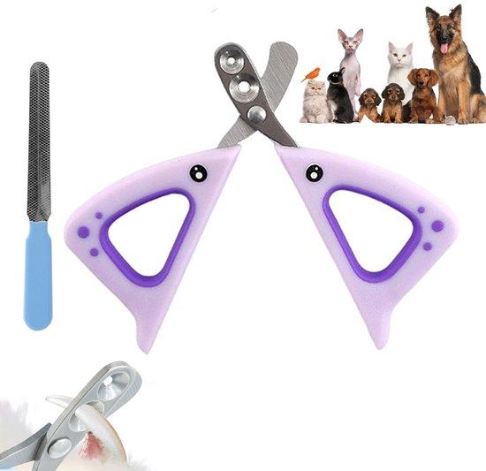 OEM Katzen-Nagelknipser – Mit Nagelfeile – Nagelknipser für Katzen – Nagelknipser – Nagelknipser für Hunde – Nagelknipser für Hunde und Katzen – Mit 2 mm und 3 mm konischem Öffnung – Für Meerschweinchen, Vögel, Welpen, Kätzchen, Hamster und Kaninchen usw. – Lila 2026