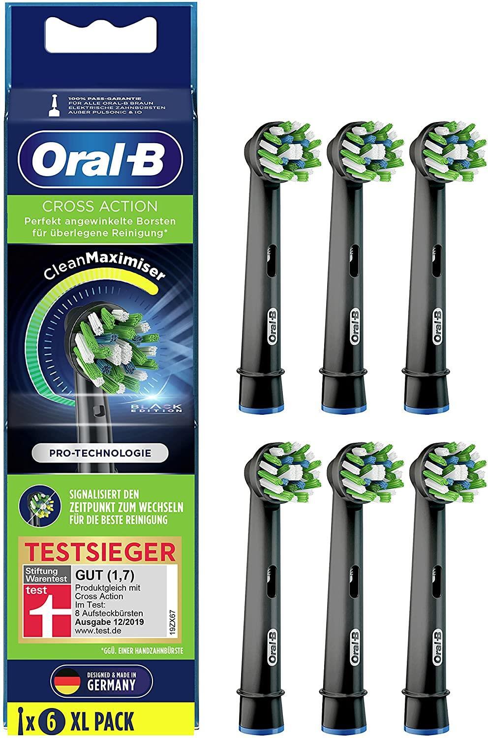Braun Oral-B Aufsteckbürsten CrossAction CleanMaximizer 6er 410652 Cross Action Cleanmaximiser 6 PACK