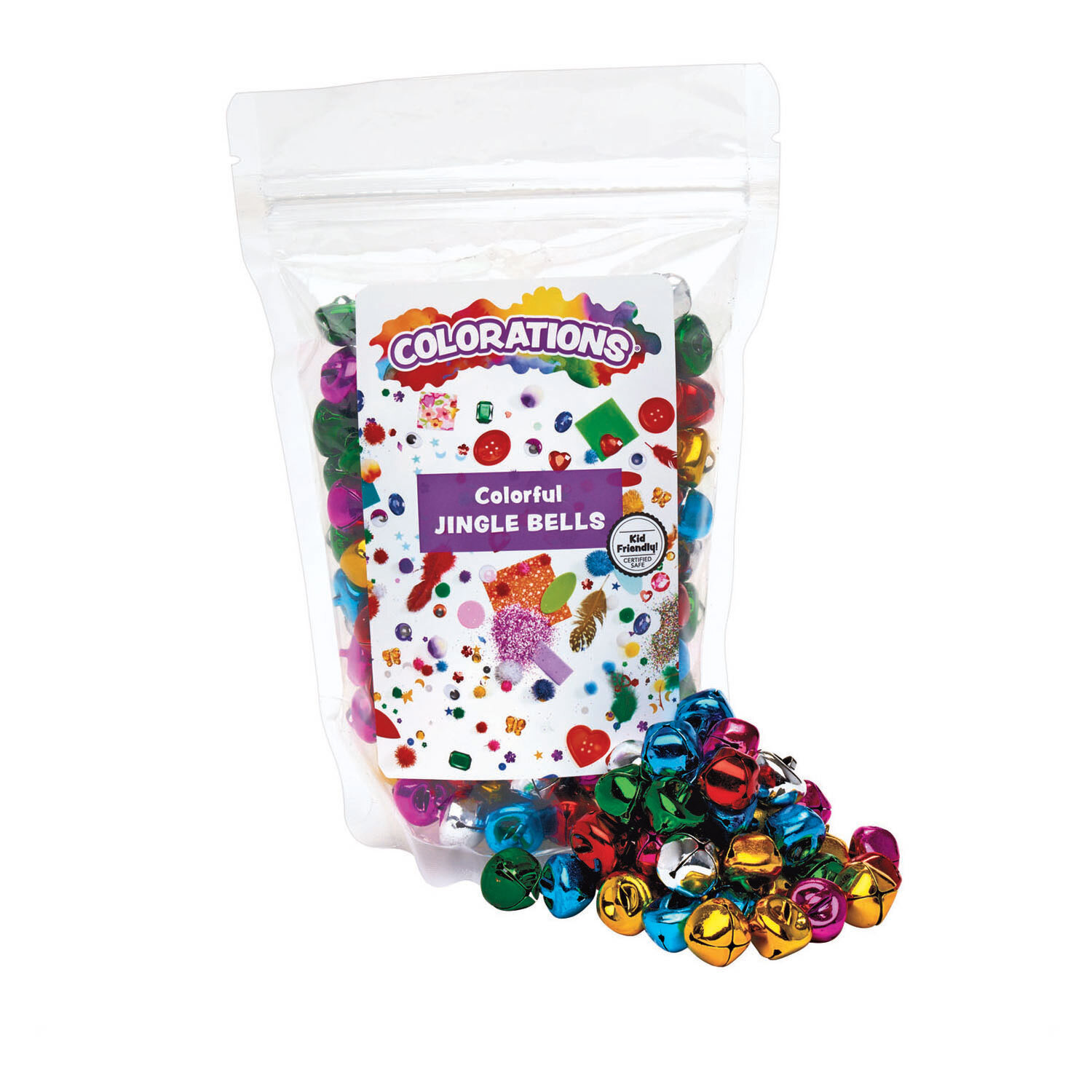 Colorations - Gekleurde Knutsel Belletjes, 200st. 6040048
