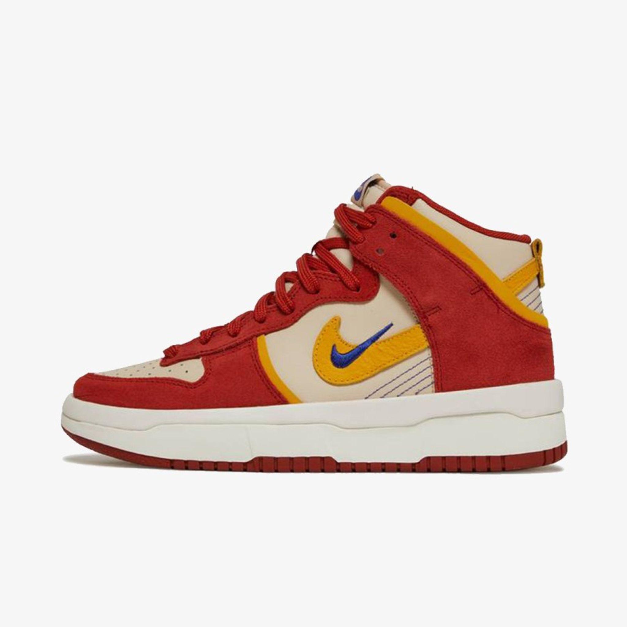 Nike w dunk hi up Sneaker mit High-Top-Schnitt und erhöhter Zwischensohle, Rot