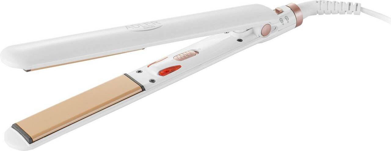 Fer à Vapeur Adler AD 5030 - 3000W, Semelle Céramique, Réservoir 0.31L - Marron, Gris, Blanc