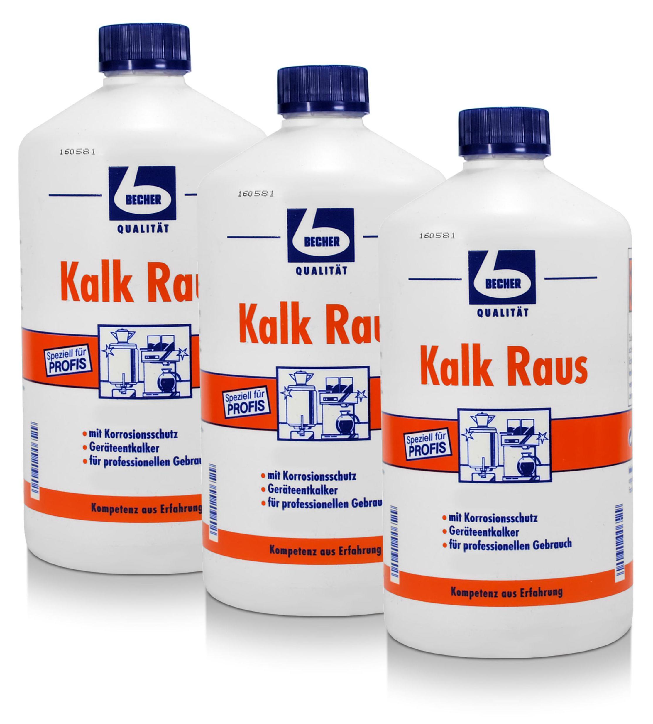 Dr. Becher Kalk Raus - Anticalcare Per Macchine Caffè E Bollitori 1L Con Indicatore Colore