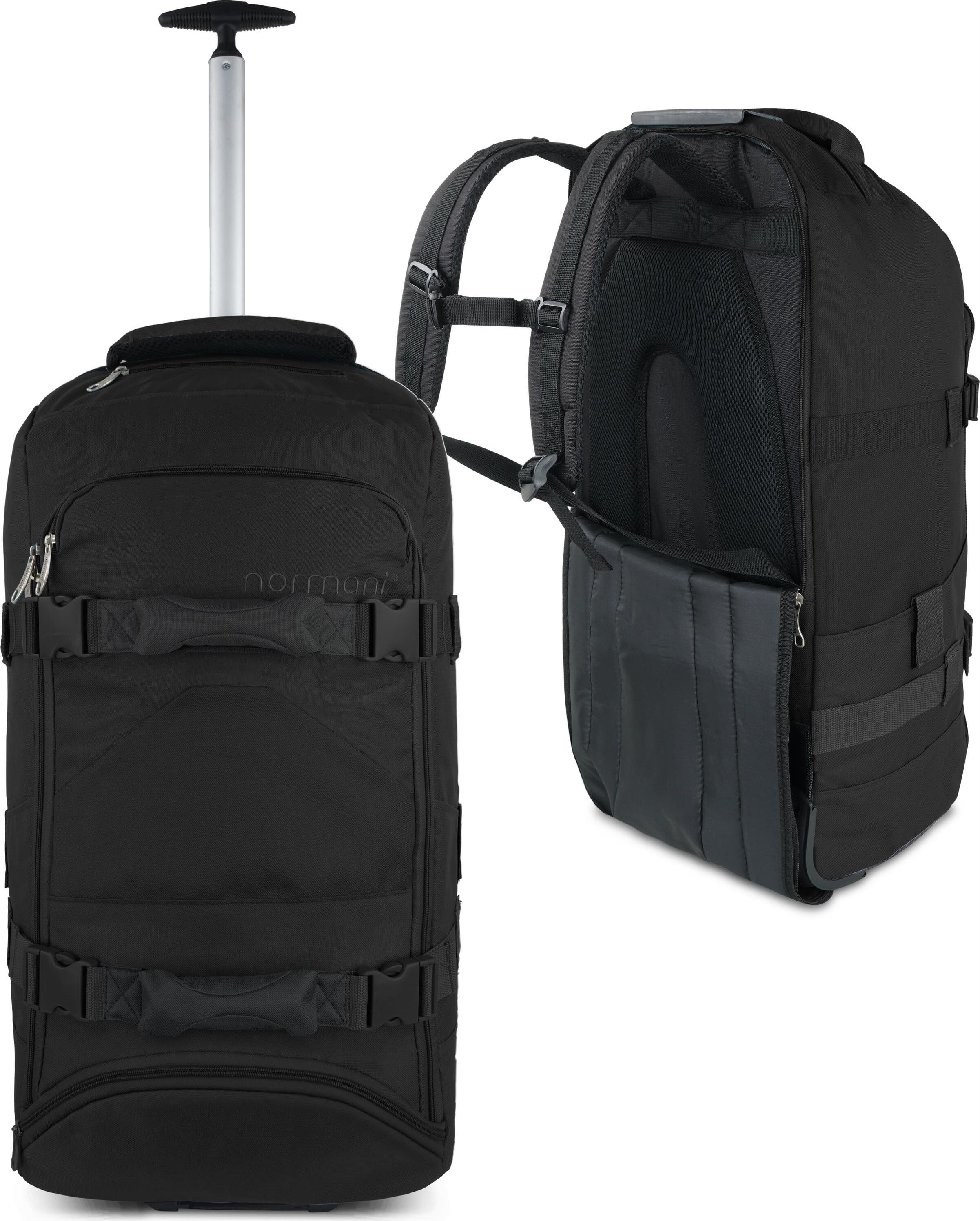 normani Reisetasche mit Rollen und Rucksackfunktion