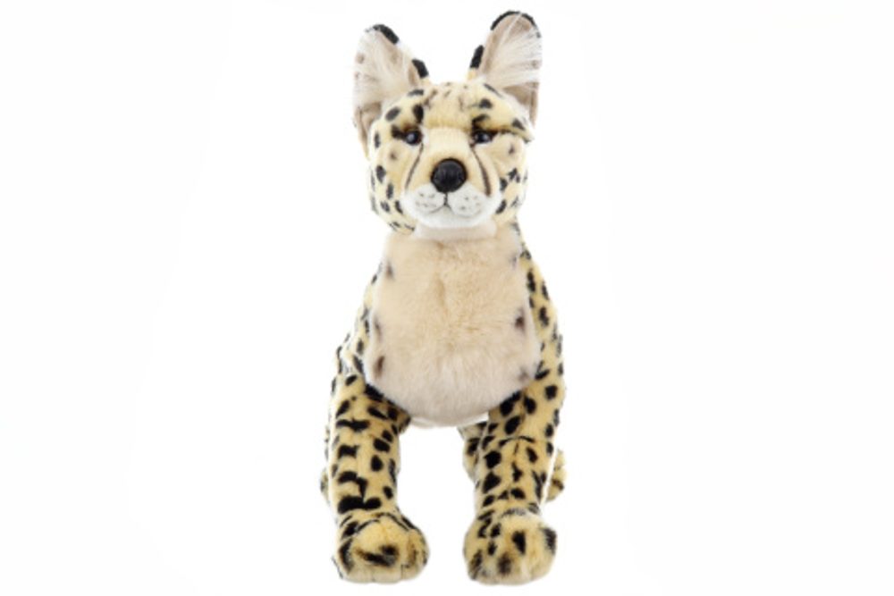 Peluche Ghepardo Seduto REMBO – Morbido Giocattolo 16 Cm, Con Palline In Plastica Nelle Zampe, Regalo Per Bambini E Collezionisti