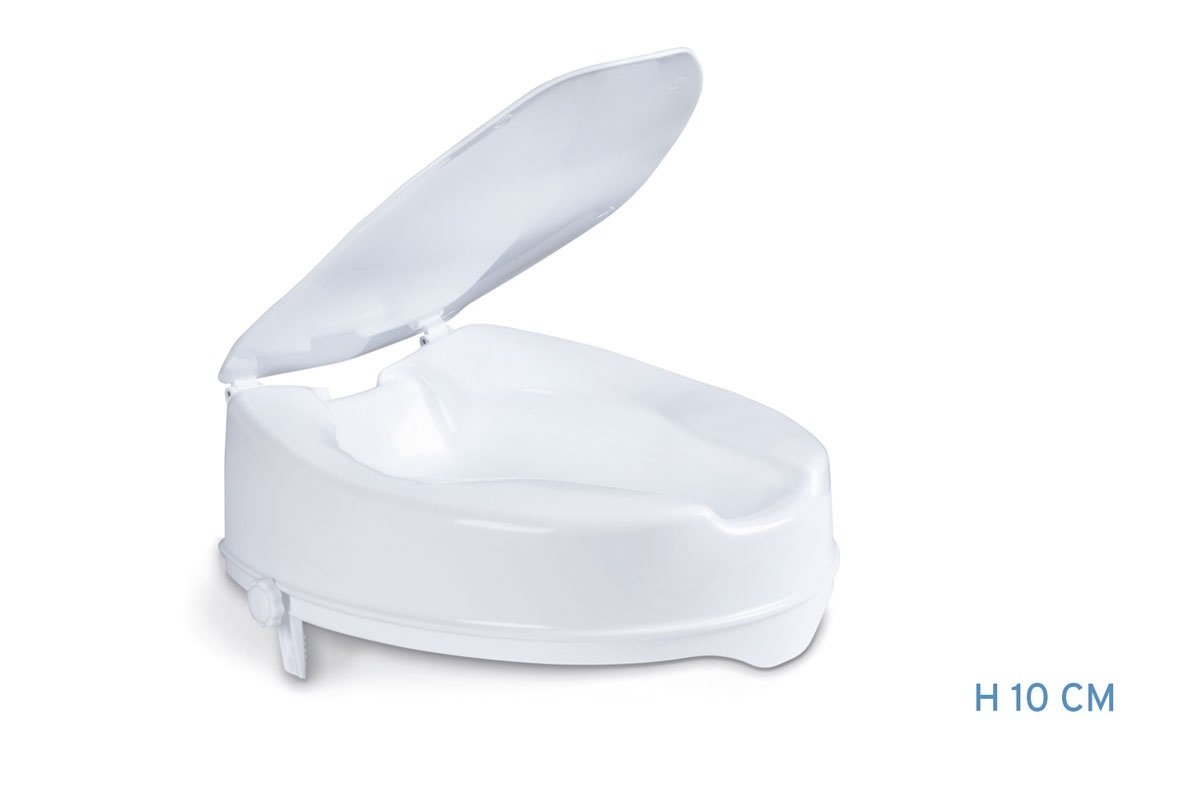 Moretti Toilettenerhöhung - 10 cm hoch mit Deckel RP410-10