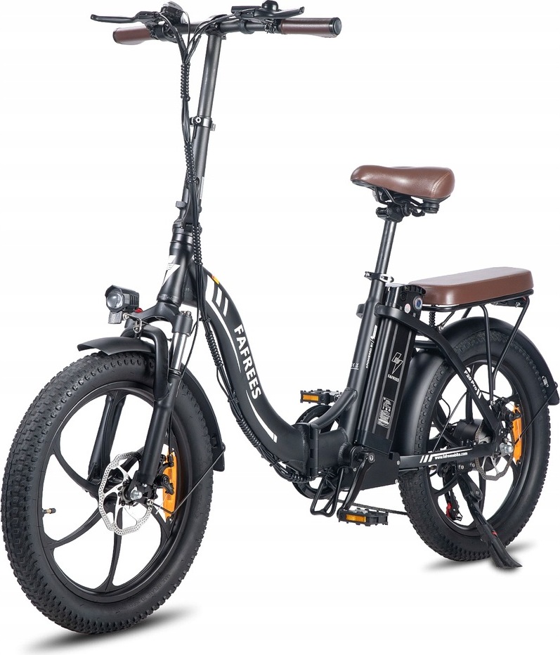 E-Bike 20 Zoll Faltbares Elektrofahrrad Klappfahrrad 20*3.0 Fat Tire klappbar Mountainbike Schwarz