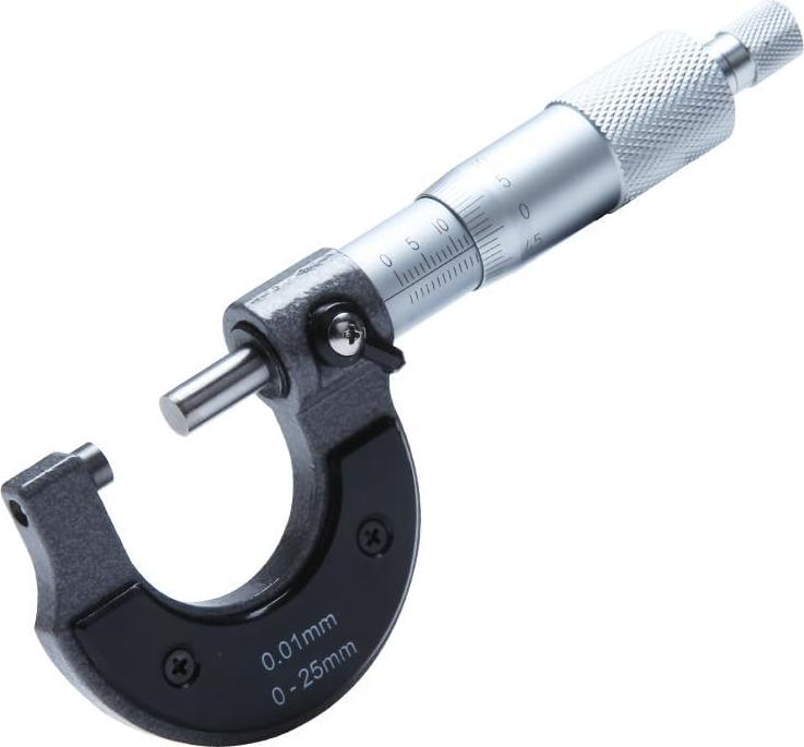 Zimtky Bügelmessschraube 0-25 mm Mikrometerschraube Mikrometer 0,01 mm Auflösung Mikrometer Spirale metrisch Außenbremssattel Z250628B0DP54G2HK