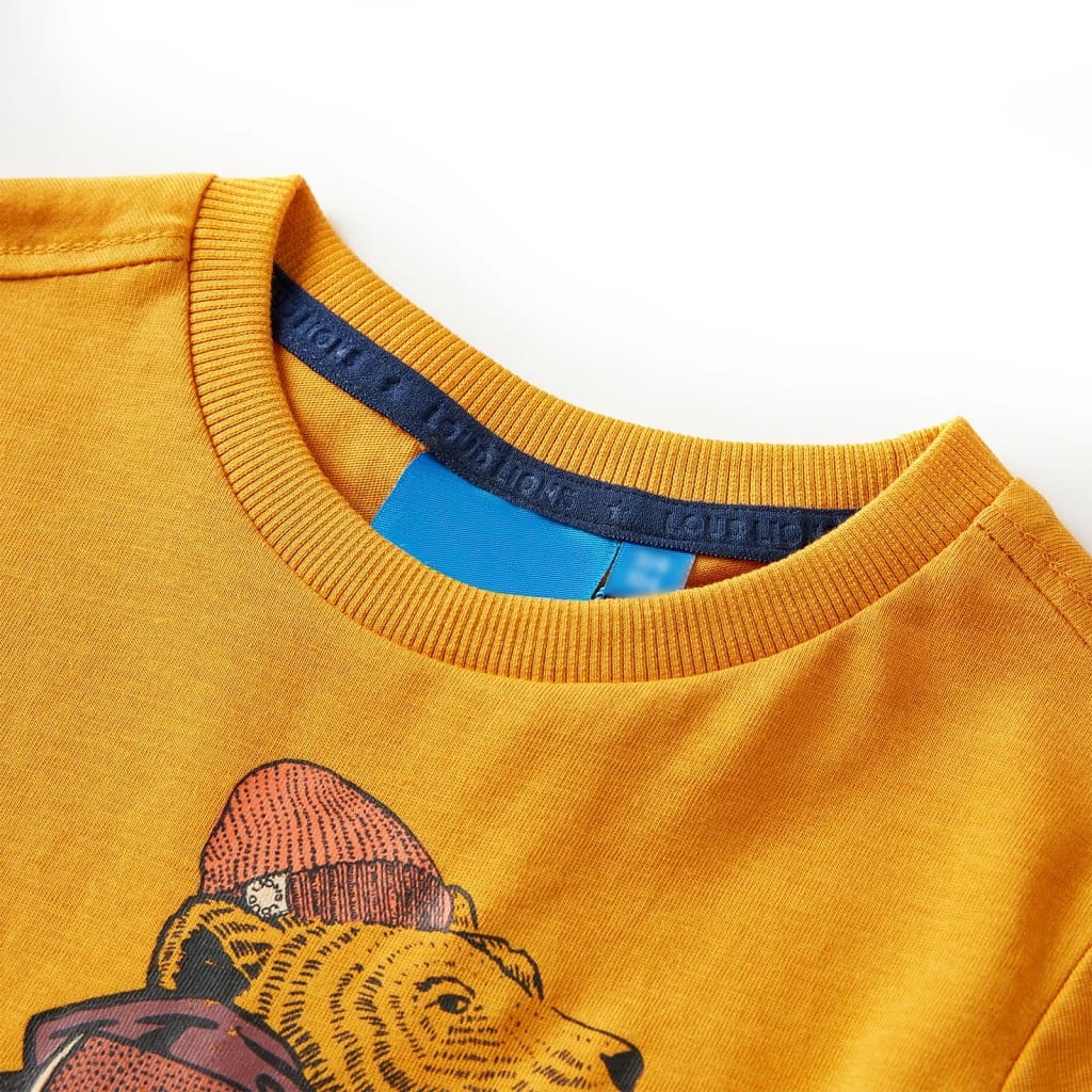 Vidaxl Kinder-Langarmshirt Ocker 104