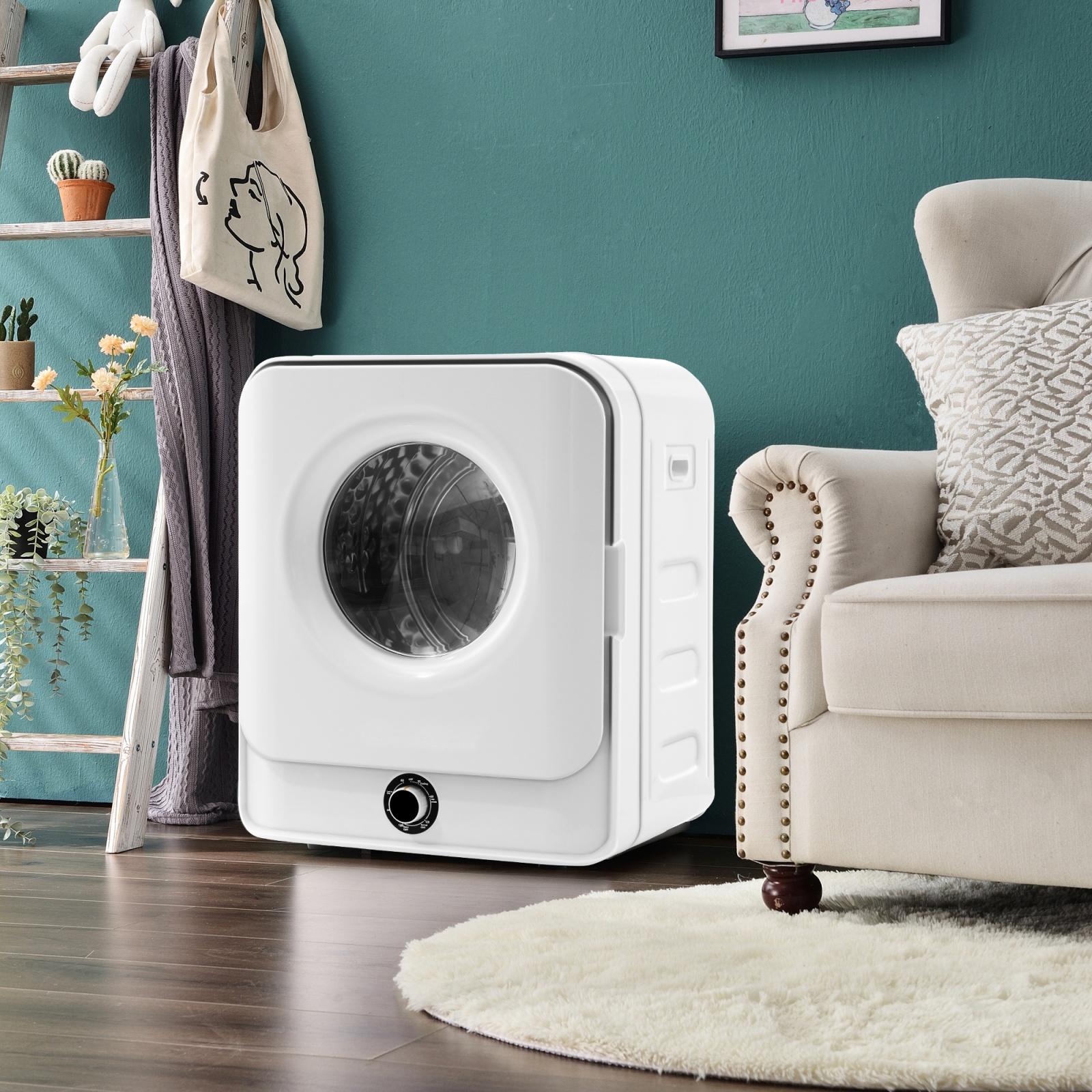 FORSMANO 830W Ablufttrockner, 4,5 kg, Edelstahl, Wandmontage Wäschetrockner, 5 Programme, PTC-Keramikheizung, Energiesparend, für sperrige Kleidung