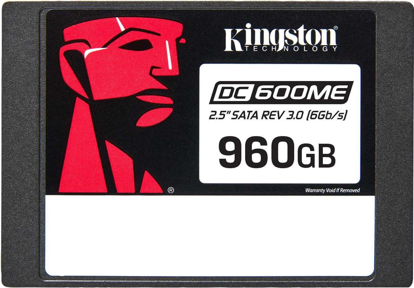 Kingston DC600ME 960 GB, SSD, (SATA 6 Gb/s, 2,5", AES-Verschlüsselung) SEDC600ME/960G