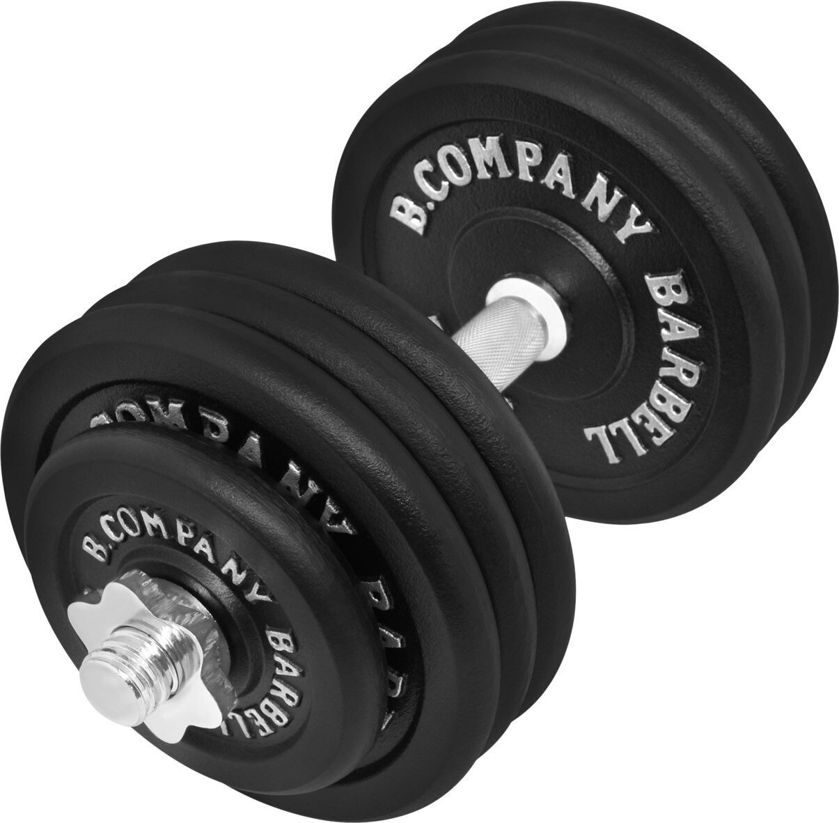 Bad Company Guss Kurzhantel-Set 37,5Kg Hantelscheiben Hantelset Hanteln