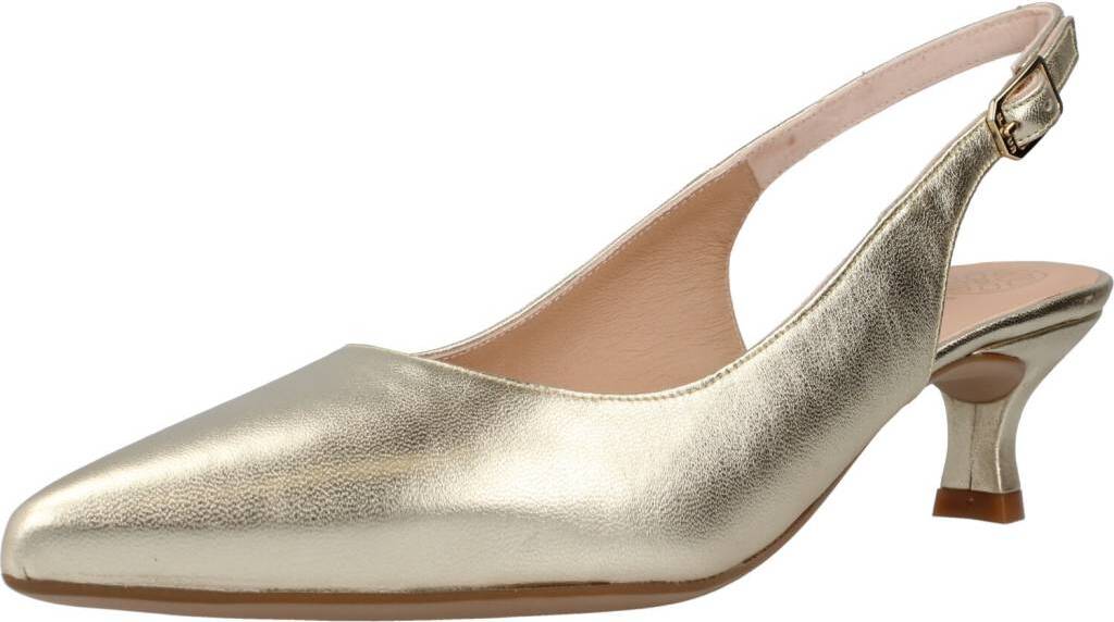 Unisa Peeptoes & Slingpumps JAMAL, Glattleder, Gold, Damen JAMAL_LMT PLATINO