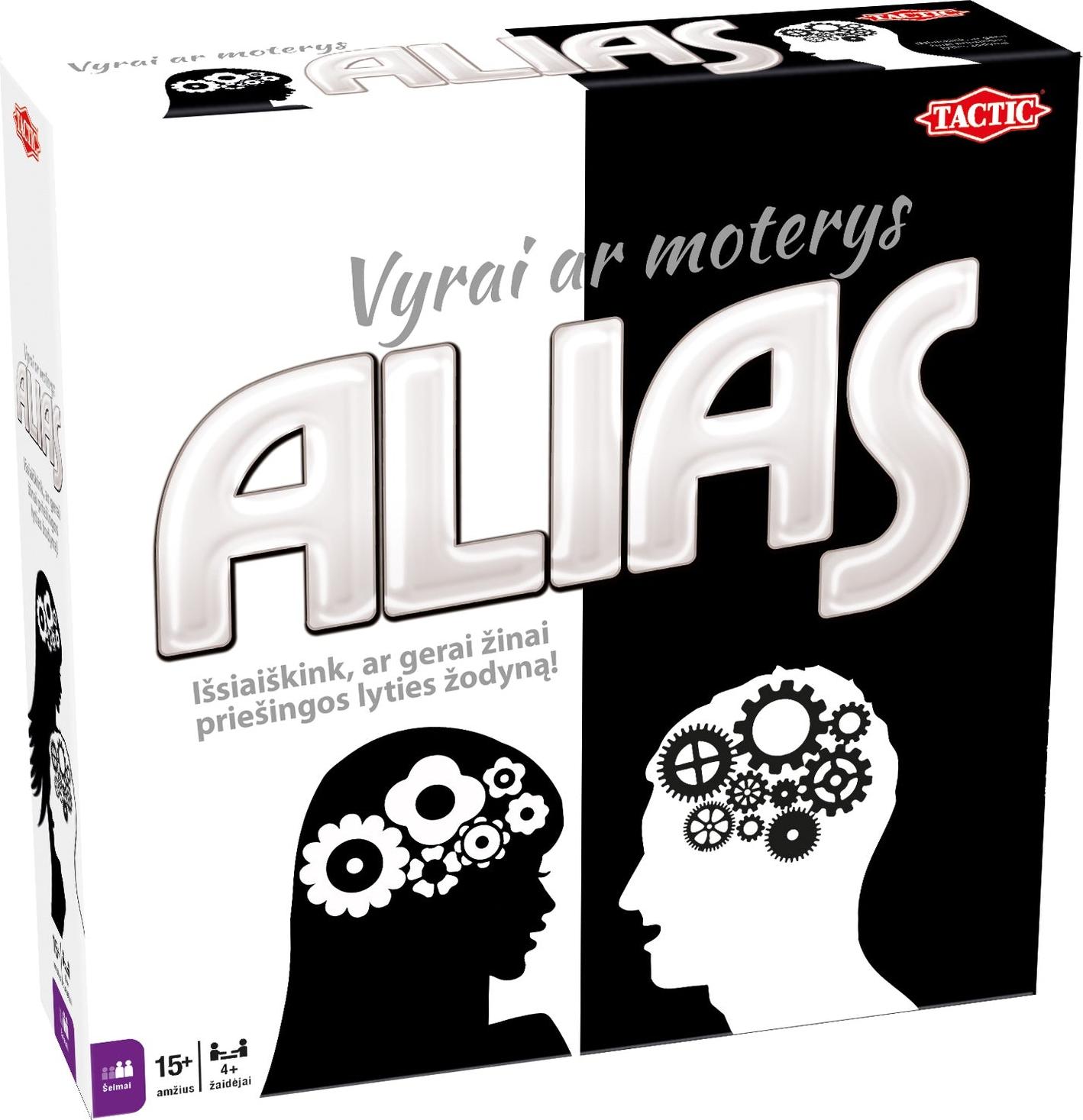 TACTIC Taktik-Brettspiel Alias Women Vs. Männer (auf Litauisch)