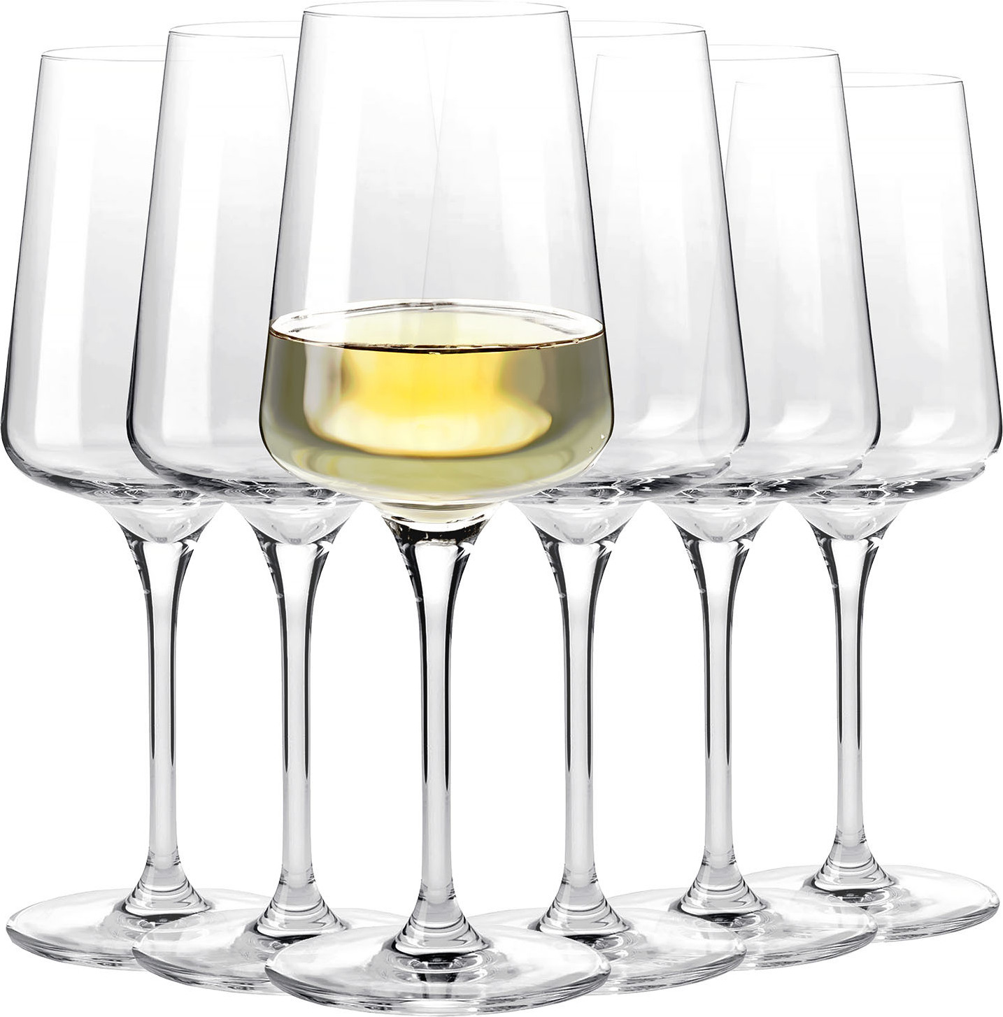 Krosno Glass KROSNO Infinity Weißweingläser, 6er-Set, 400 ml F57C931040001010
