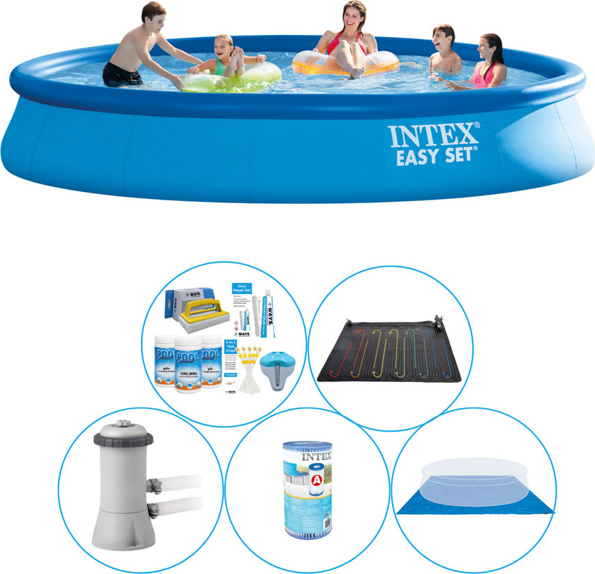 Kombinovaný bazén - 6-dielny - Intex Easy Set Round 457x84 cm