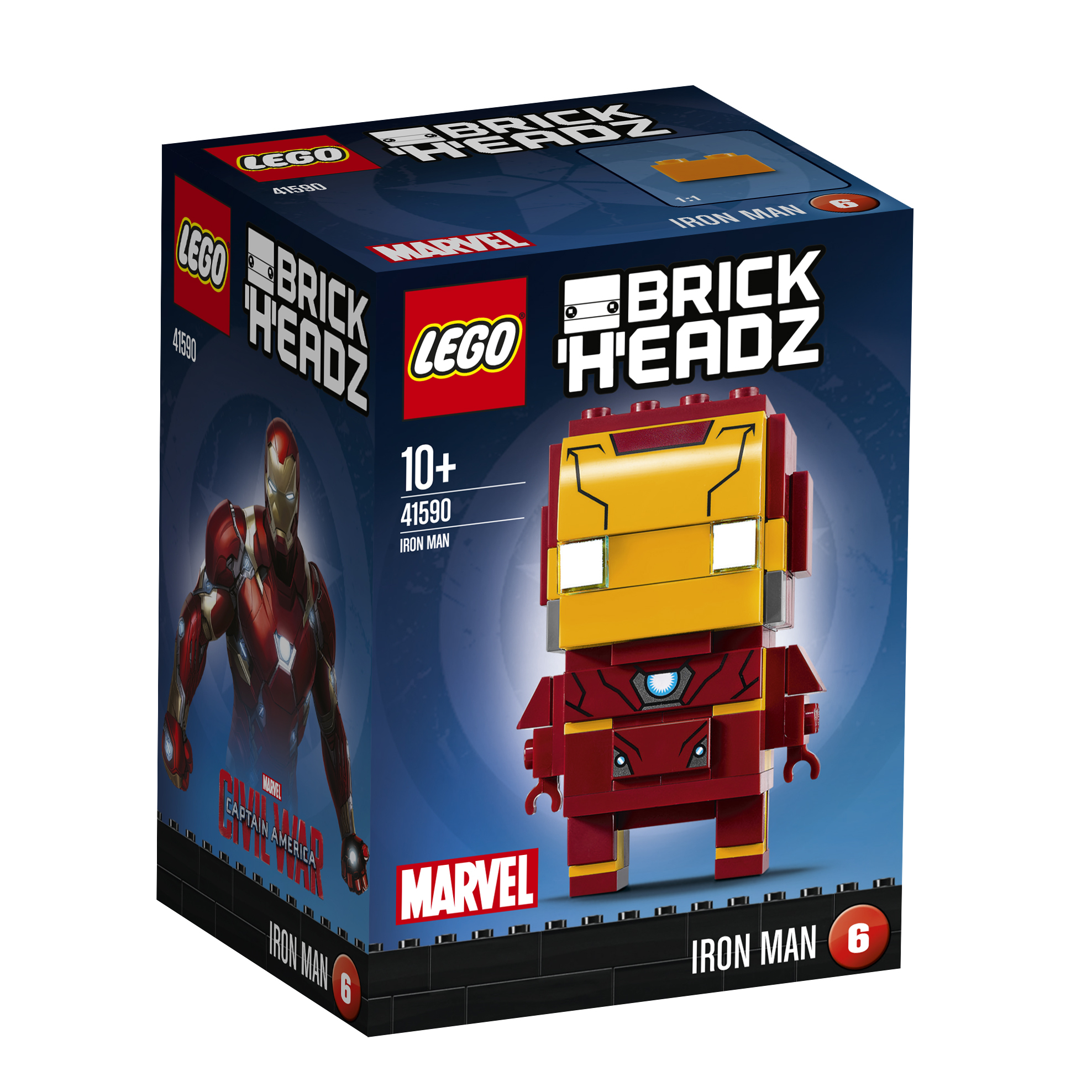 Iron Man - LEGO BrickHeadz 41590