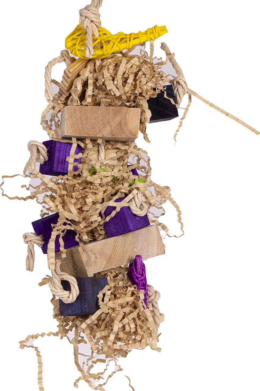 HappyBird Purple Shreddy · Happy Nature Schredderspielzeug H78084