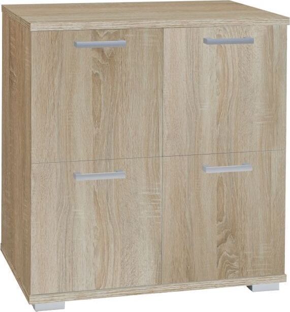 Steiner Shopping Kommode Tandil 03, Farbe: Eiche Sonoma - 87 x 80 x 41 cm (H x B x T)