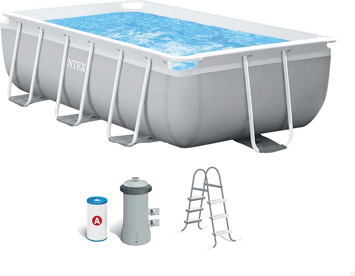 Obdĺžniková bazénová súprava Intex s rozmermi 3 m x 1,75 m x 0,8 m