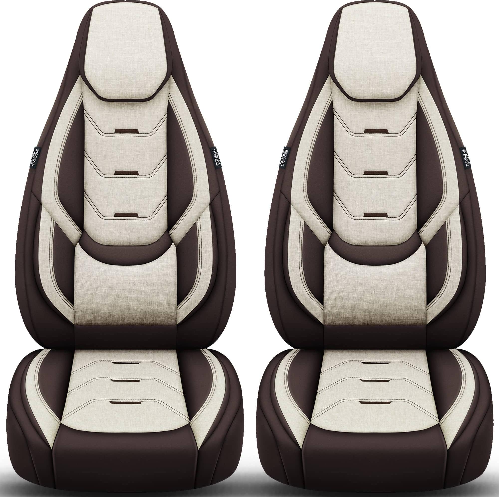 BREMER SITZBEZÜGE Schonbezüge Sitzbezüge für Mercedes M Klasse W163 Bj 1997-05 in Braun/Beige H10