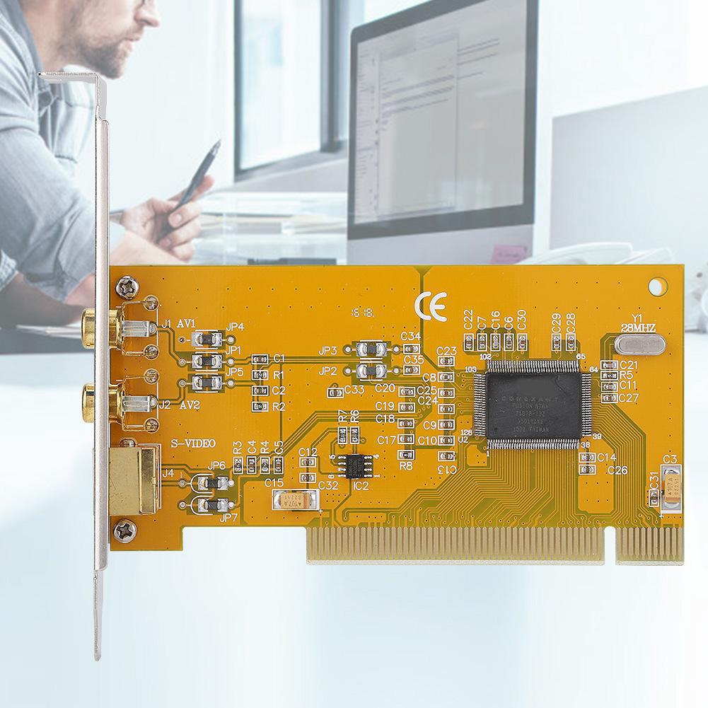 Garosa AV PCI 1394 878A Erfassungskarte Datenerfassungskarte Überwachungsvideo HD Erfassungskarte