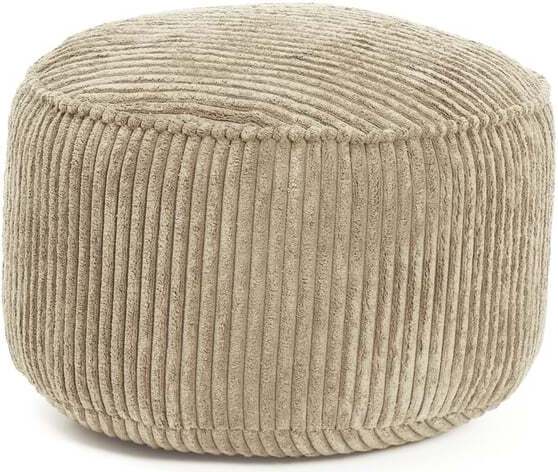 DS Produkte LUMALAND Sitzsack Pouf Cord - Beige
