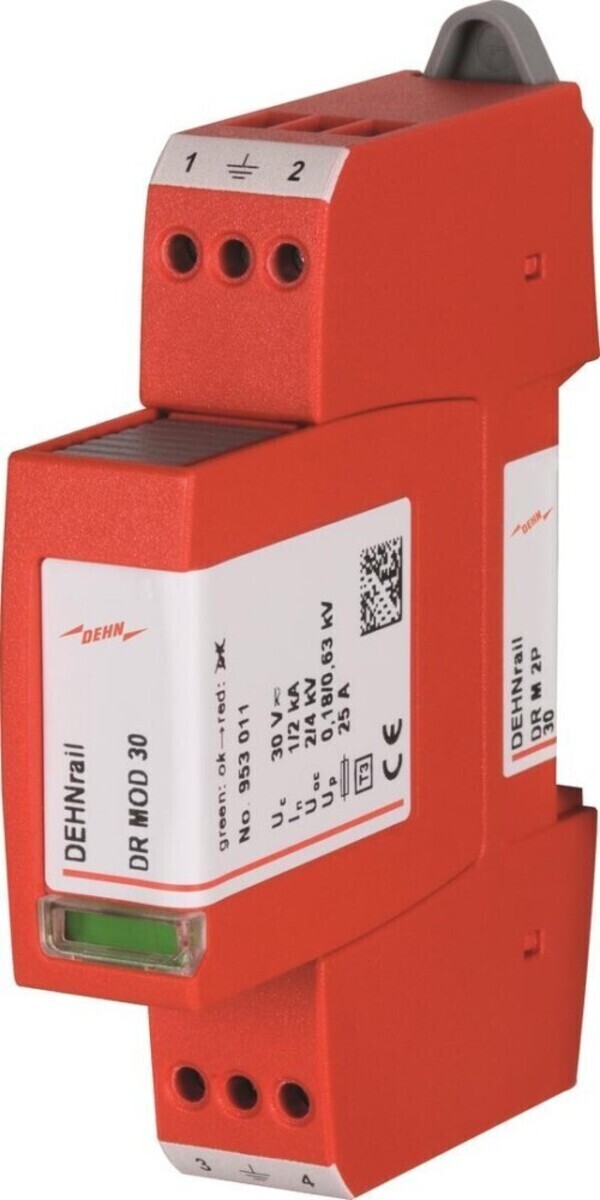DEHN ÜS-Ableiter DEHNrail DR M 2P 30 953201