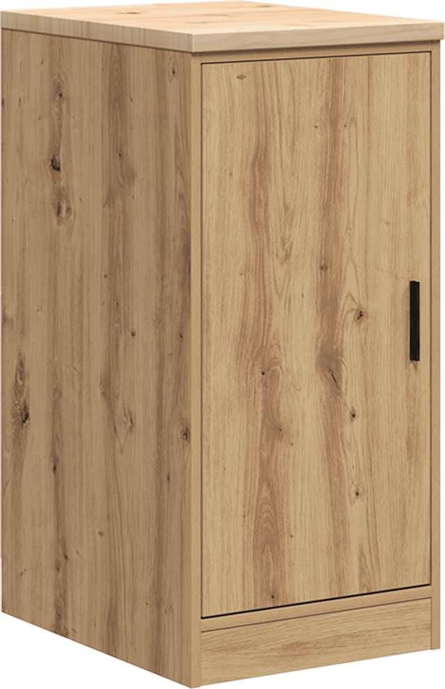 vidaXL Garážová skriňa Artisan dub masív borovica