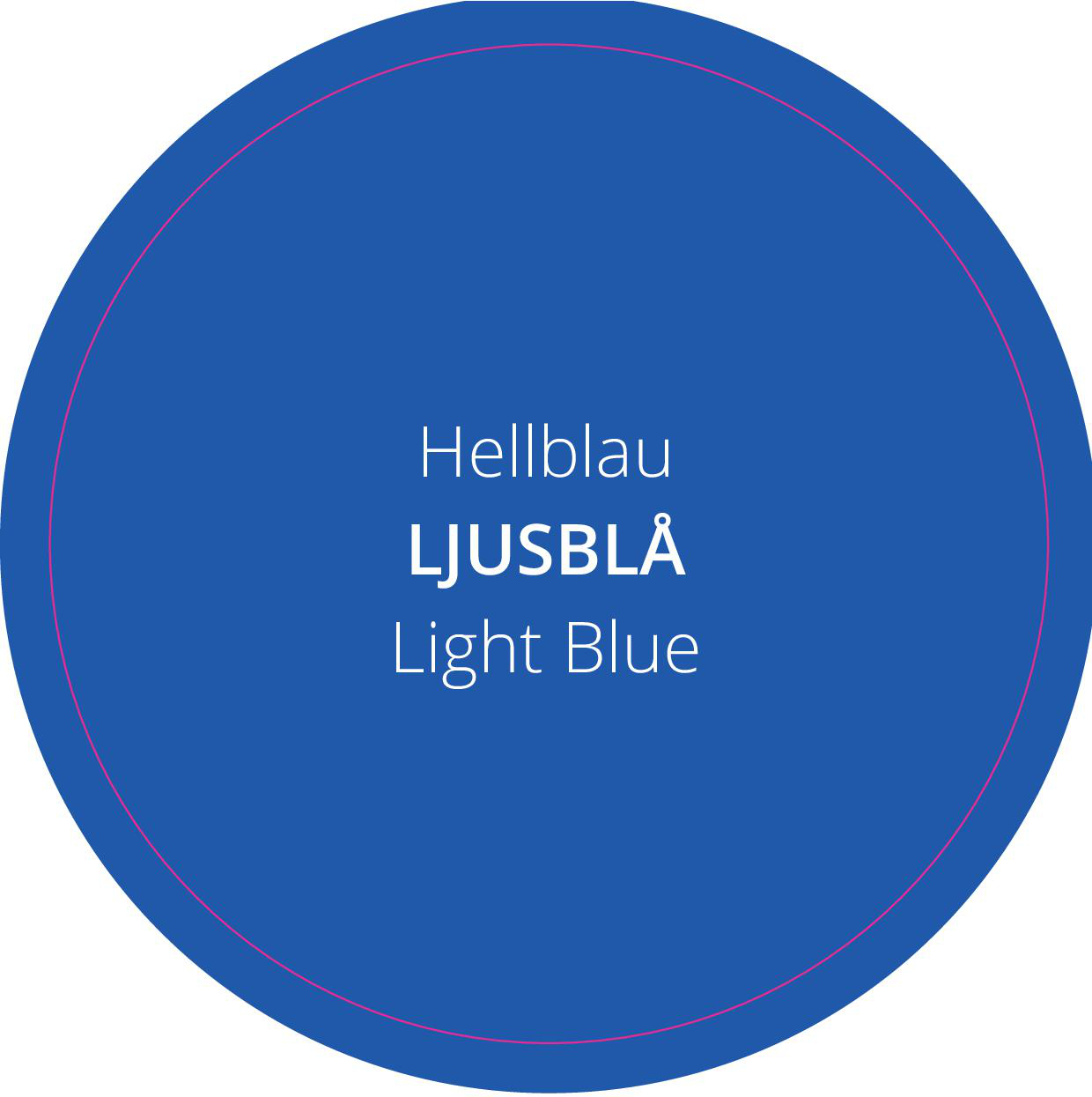 Kulturhantverkarna Färg AB Leinölfarbe - Innen-& Außen - Ljusblå - Hellblau (0,25 Liter) - natürlicher Holzschutz - Schweden chemikalienfrei SHDljusblau025