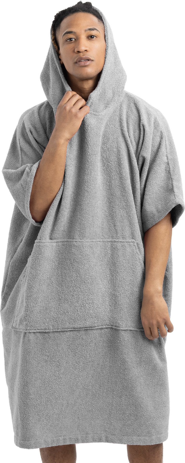 FC Barcelona Kinder Bade-Poncho 60x120 Cm – 100% Baumwolle Velours, Mit Kapuze, FCB Fanartikel