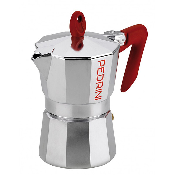 pedrini ALUMINIUM ESPRESSOKOCHER für 9 Tassen Espresso Maker Espressokanne Kaffeekocher 9085-0