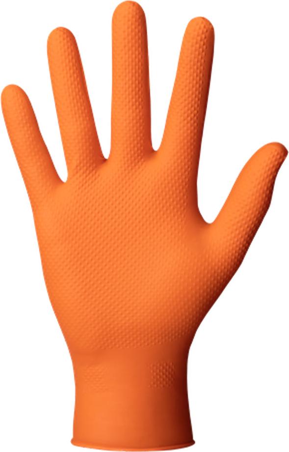 MERCATOR MEDICAL MERCATOR GoGrip Premium-Nitril-Handschuhe, orange, Größe M, 50 Stück. MERPOMARANCZOWEM