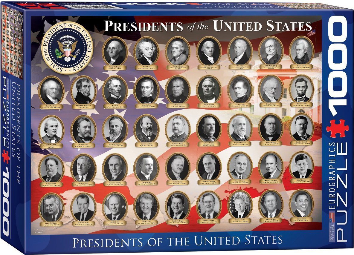 Empireposter 1000 Teile Puzzle Die Präsidenten der USA 855428