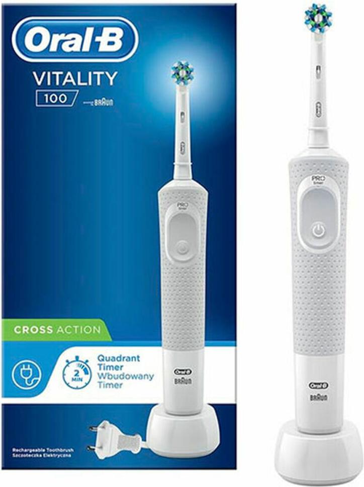 Braun Oral-B Oral-B VITALITY 100 Elektrische Zahnbürste Weiß D100