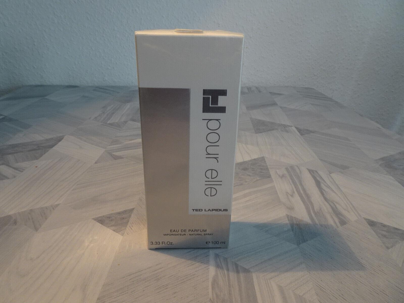 Ted Lapidus pour Elle Eau de parfum EDP 100ml Neu 0000