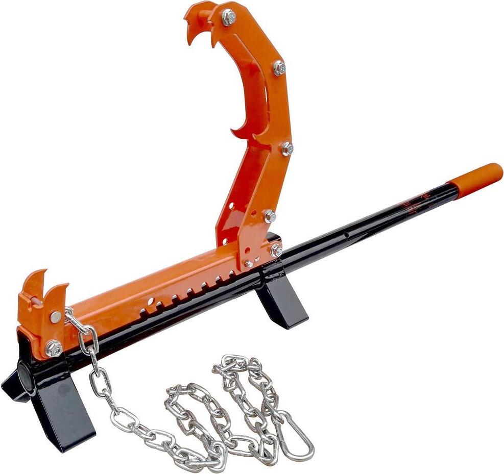 FUXTEC Stammwender bis 350mm | Wendehaken mit Kette | 5in1 Profi Stammheber | Fällheber | FX-FH5in1