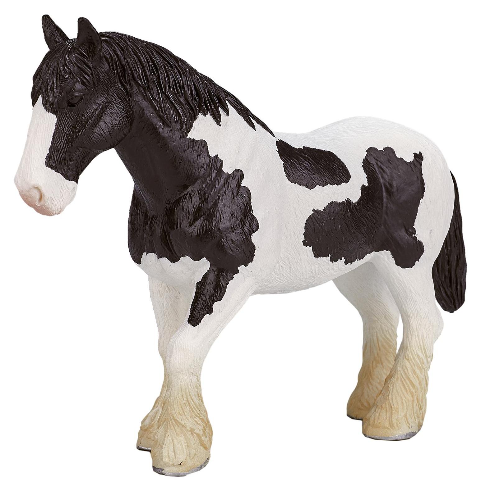 Mojo Horse World Clydesdale Pferd Schwarz und Weiß 387085 LGL387085