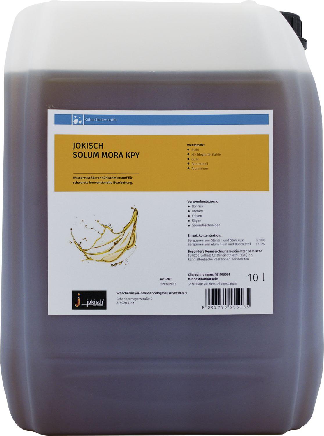 JOKISCH Kühlschmierstoffkonzentrat Solum Mora KPY 10 Liter