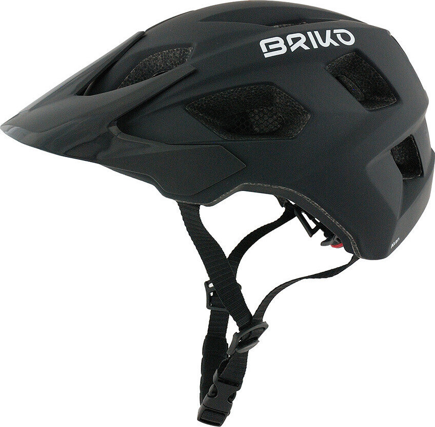 Fahrradhelm BRIKO Akan Schwarz Schwarz 59-62 cm