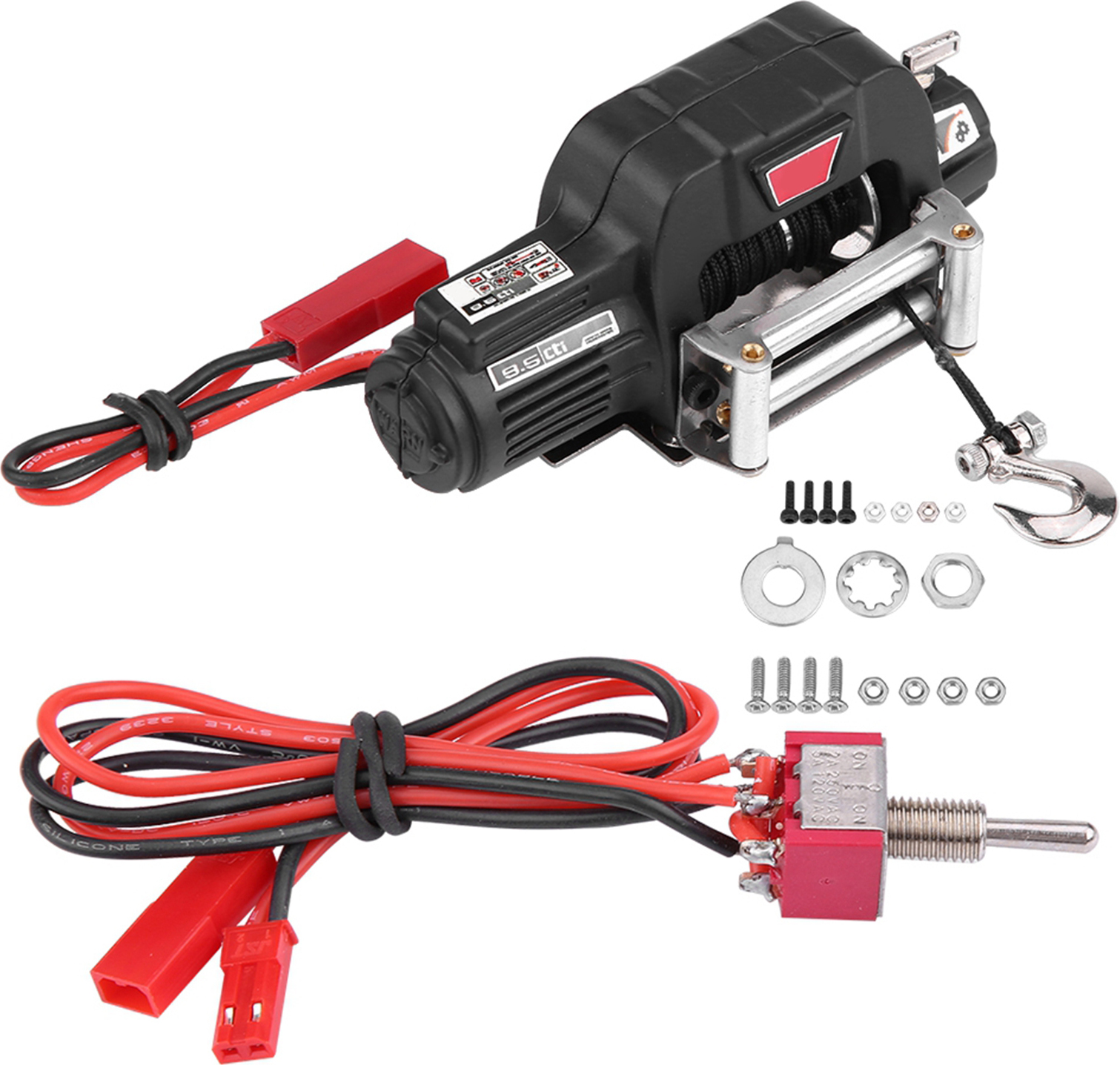 Cocosity Crawler Winch,RC Crawler Winch,1/10 Crawler Winch,RC Winch,RC Car Winch,RC Winch Control